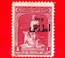 TURCHIA - Usato - 1927 - Eroi - Leggende - Boz Kurd E Il Lupo - 1 - Used Stamps