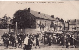 ROCQUIGNY (Ardennes) Pélérinage De Saint-Christophe 25 Juillet 1912 Les Automobiles-AUTO-VOITURE - Andere & Zonder Classificatie