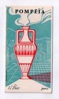 Pompéä, L.T. Piver, Carte Parfumée, Publicité, Parfum - Profumeria Antica (fino Al 1960)