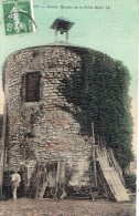 BOBIGNY ANCIEN MOULIN DE LA FOLIE HENRI 4  (CARTE TOILE ET COLORISEE) - Bobigny