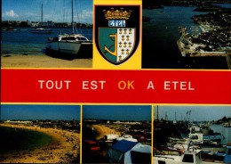 56-TOUT EST OK A ETEL..VUES DIVERS...CPM - Etel