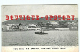 SIERRA LEONE - FREETOWN < LE PORT - VIEW FROM THE HARBOUR - DOS SCANNE - Sierra Leone