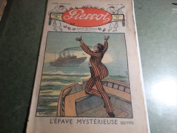 Dimanche 06 Juin 1926-N°24(première Année)-L'épave Mystérieuse - Pierrot