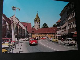 == Ravensburg  Marienplatz Ca. 1960  VW Bus - Fiat  Bug Ecke - Ravensburg