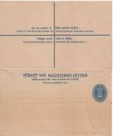 Lion Pillar, India Mint Registered Letter, Postal Stationary - Covers