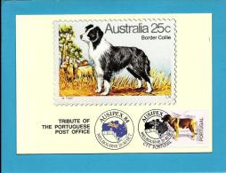MELBOURNE - AUSIPEX 84 - Tribute Of The Portuguese Post Office -  BPE - 3 - Australia - Carte Maximum Card Maxicard - Cartes-maximum (CM)