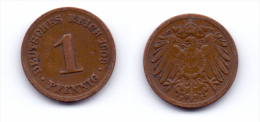 Germany 1 Pfennig 1909 F - 1 Pfennig