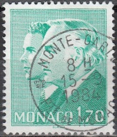 Monaco 1984 Yvert 1430 O Cote (2015) 0.35 Princes Rainier III & Albert Cachet Rond - Gebraucht