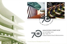 ONU New-York 2015 - Show Card ASDA Postage Stamp Show New-York 23-25 October 2015 - Maximumkaarten