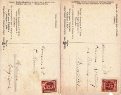 Nr 78 A En B, Bruxelles, Op Reklamekaart Ciba, Industrie Chimique Bâle (7644) - Sobreimpresos 1922-31 (Houyoux)