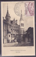 France N°759 - Carte Maximum - Vézelay - 1940-1949