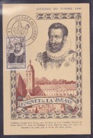 France N°754 - Carte Maximum - Fouquet - Journée Du Timbre - 1940-1949