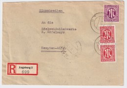 Bizone,sehr Früher Reco, Sept. 1945  , #4352 - Cartas & Documentos