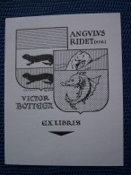 ""    EX  LIBRIS  RIDET   --  BOTTEGA  "" - Ex Libris