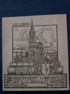 ""    EX  LIBRIS  F  X  LEROUX ""  Format    11,8   X  10,5 - Ex Libris