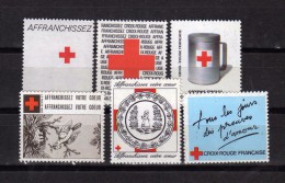 F- 361 Lote De   Viñetas  Label  Francia Cruz Roja , Nuevas - Unused Stamps