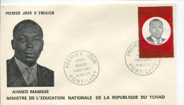 République Du Tchad      FDC  Premier Jour  15 Sept.70   Ahmed Mangue - Chad (1960-...)