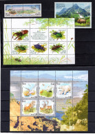 8135 Russland Russia Mnh Lot Tiere U. Natur Mi 471-72,1379-81, Blöcke 60,79,89,95 - Unused Stamps