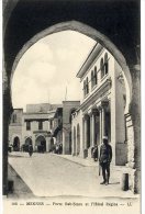 MEKNES  PORTE BAB SMEN  ET L HOTEL REGINA - Meknès