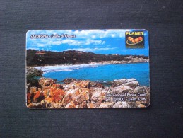 CARTE  TELEPHONE  ITALIA INTERNATIONAL TIRAGE 50000 SARDEGNA GOLFO DI OLOSEI  MUCH RARE - Usi Speciali