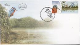 Israel 2010 - Cover: FDC - ATM, Bird, Kingfisher - Unclassified
