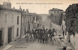 30 - GALLARGUES - L´ Arrivée D´une Course De Taureaux - Gallargues-le-Montueux