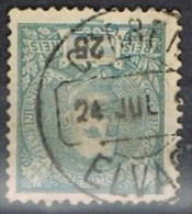 Sello 25 Reis PORTUGAL, Fechador  ELVAS, Num 130 º - Used Stamps