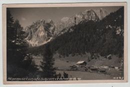 Europe Austria Österreich Alpenwirtschaft Schlickeralm Tirol Stamp RPPC Real Photo Post Card Postkarte POSTCARD - Neustift Im Stubaital