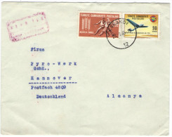 TURCHIA - Turkey - TURKIYE - 1965 - Airmail - Viaggiata Da Karaköy, Istanbul Per Hannover, Germany - Brieven En Documenten