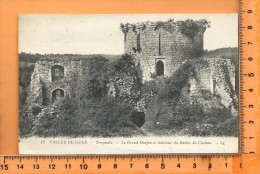 TONQUEDEC: Le Grand Donjon Et Intérieur Des Ruines Du Château - Tonquédec