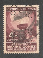 Perforadas/perfin/perfore/lochung Republica De Cuba 1936 4 Centavos Scott 334 Edifil 296 RV & Co Ricardo Veloso Y Cia - Oblitérés