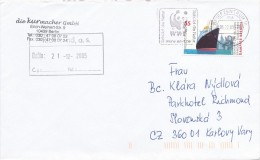 K5353 - BRD (2005) Briefzentrum 10: WWF (logo) Protects Nature, Www.wwf.de (machine Postmark) Letter, Tariff: 0,55 EUR - Brieven En Documenten