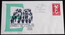 LUXEMBURG 1958 Mi-Nr. 590 Sonderstempel - 1958