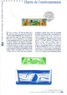 (Prix à La Poste = 5.00 € ) FRANCE 2005 : Document Officiel " CHARTE DE L'ENVIRONNEMENT " N° YT 3801. - Environment & Climate Protection
