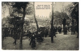 RB 1081 - Early Postcard - Fair Ground - Amusements Vale Of Health Hampstead Heath London - London Suburbs