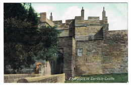 RB 1081 - Early Postcard - Entrance To Carlisle Castle Cumbria - Carlisle