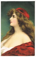 RB 1082 - Early Raphael Tuck Connoisseur Art Glamour Theme Postcard - A. Asti - Helena - Asti