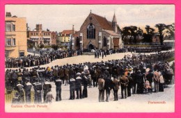 Portsmouth - Garison Church Parade - Animée - ARTLETTE Série N° 108 - E.C. - Colorisée - Portsmouth