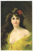 Delcampe - RB 1082 - Early Raphael Tuck Connoisseur Art Glamour Theme Postcard - A. Asti - Rosalind - Asti