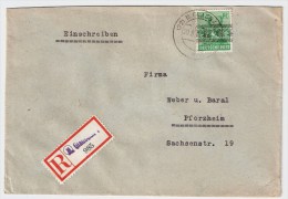 Bizone, 1948,EF ! Not-Reco-Zettel  " (22) M. Gladbach " , #4303 - Cartas & Documentos