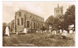 RB 1082 - Early Postcard - Elstow Church & Graveyard Near Bedford Bedfordshire - Andere & Zonder Classificatie