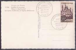 Caen 1er Jour - Briefe U. Dokumente