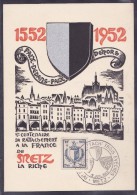 France N°734 - Carte Maximum - Blason De Metz - 1940-1949