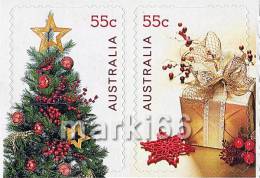 Australia - 2011 - Christmas & New Year - Mint Self Adhesive Booklet Pair - Ungebraucht