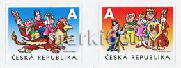 Czech Republic - 2012 - Ctyrlistek On HM Service - Mint Booklet Stamp Pair - Neufs