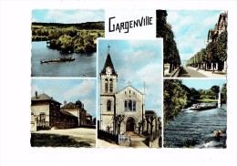 78 - GARGENVILLE - Multivues - Souvenir - église Péniche - 1968 - - Gargenville