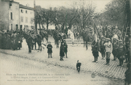 57 CHATEAU SALINS / L'entrée Des Français, Le Général Daugan, 17 Novembre 1918 / CARTE RARE - Chateau Salins