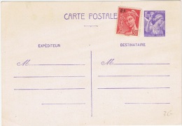 FR-ENT8 - FRANCE Lot De 10 Entiers Postaux - Collections & Lots: Stationery & PAP