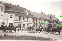 STAVENHAGEN B Teterow Malchin Original Private Fotokarte D Zeit Turnfest 1933 Umzug Festschmuck Honoratioren In Kutsche - Teterow