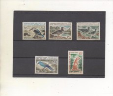 AFARS Et ISSAS : Oiseaux : Martin-pêcheur à T^te Grise, Huître Pie, Chevalier Aboyeur, Rollier D'Abissynie, Et  Rongeur - Unused Stamps